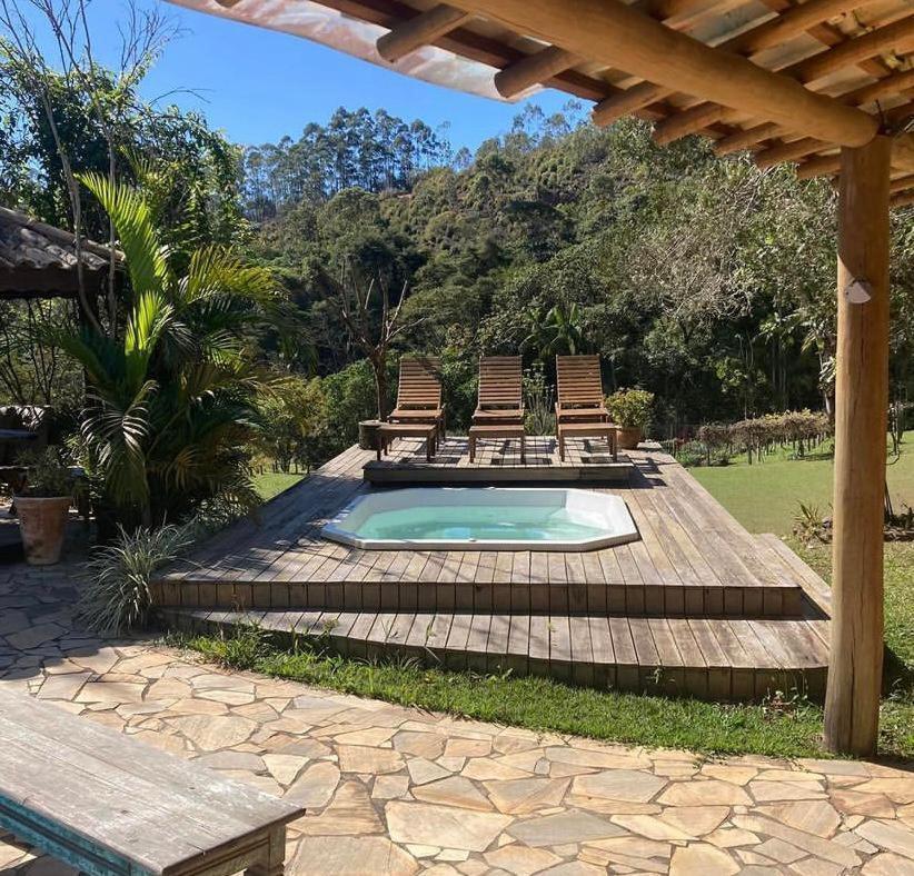 Sitio Vale Da Colina-Nazare Paulista - 10 Pessoas Villa Exteriör bild